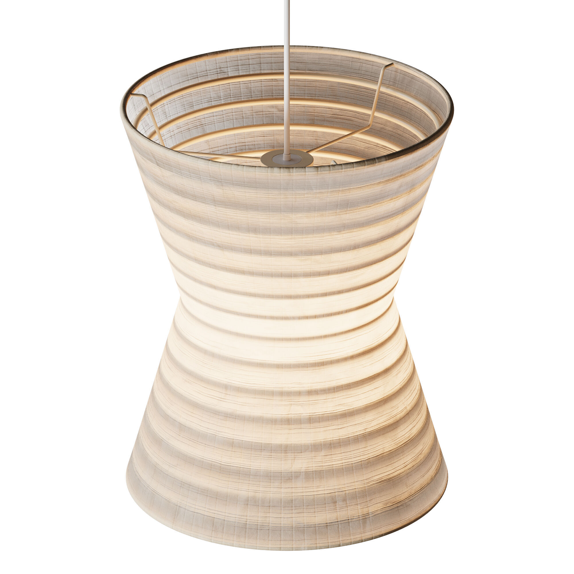 Gifu Lantern Pendant light 02 3D model_2