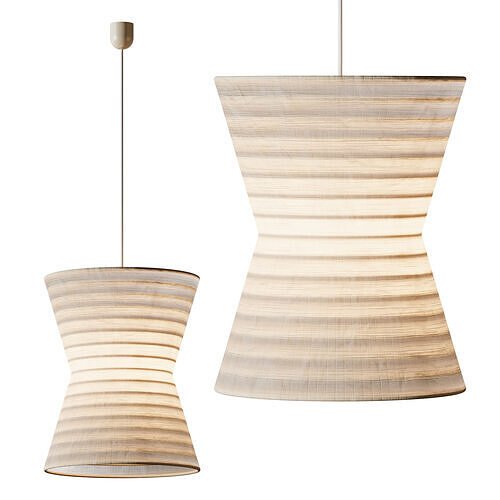 Gifu Lantern Pendant light 02 3D model