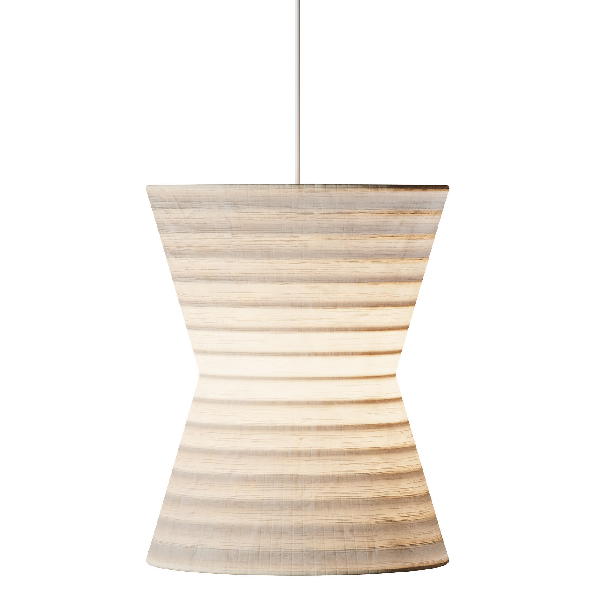 Gifu Lantern Pendant light 02 3D model_8