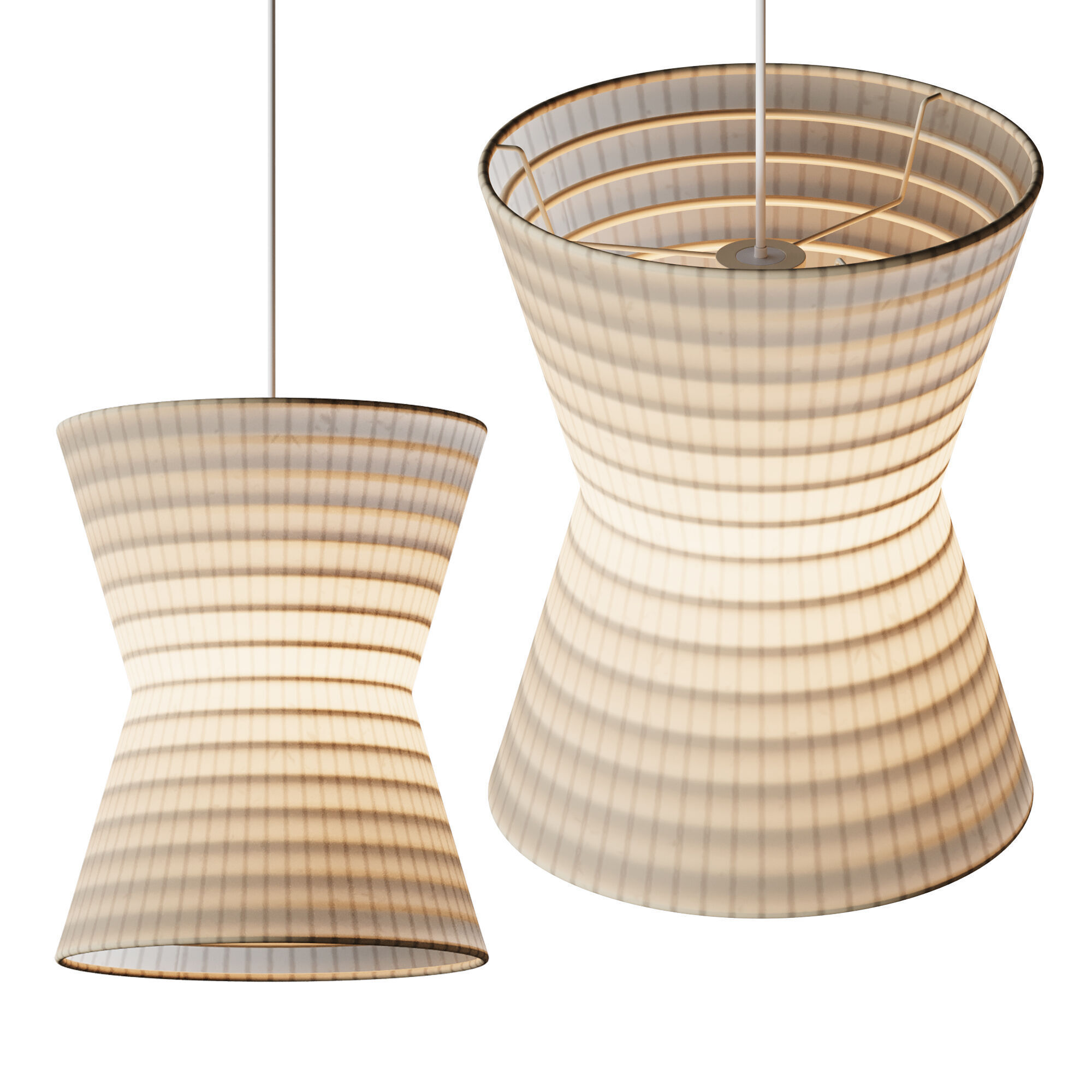 Gifu Lantern Pendant light 02 3D model_6