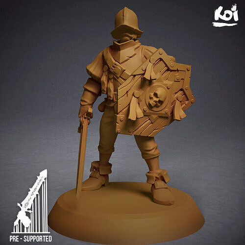 Guildmarch Militia - Infantry 1 3D print model