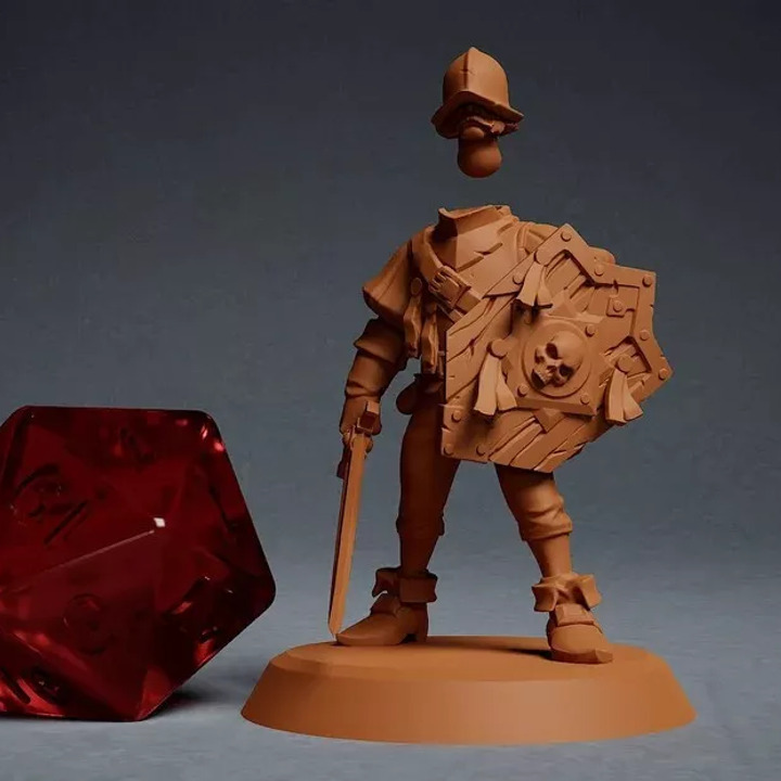 Guildmarch Militia - Heavy Troop 6 3D print model_1