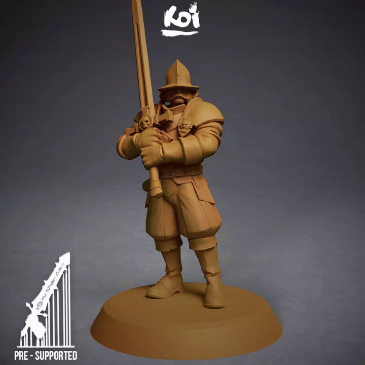 Guildmarch Militia - Heavy Troop 6 3D print model_0