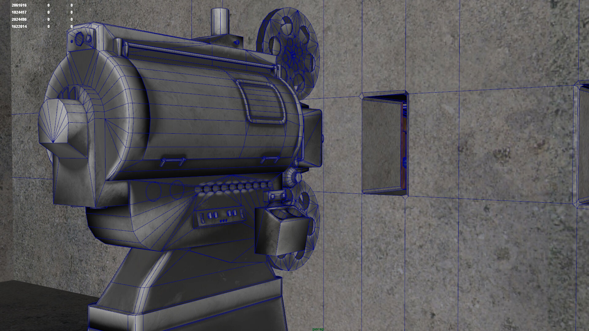 old cinema theatre 3D model_12