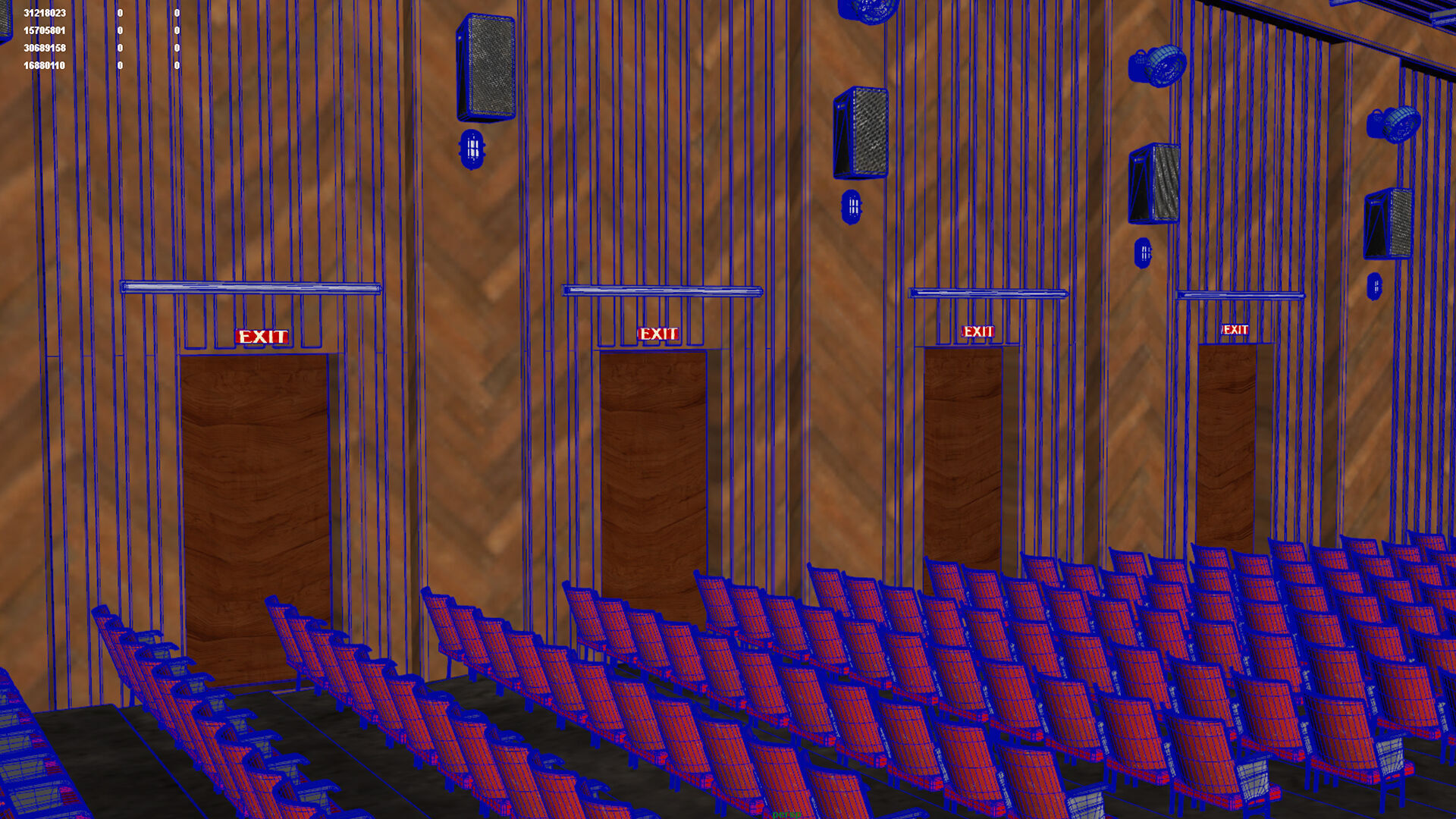 old cinema theatre 3D model_15