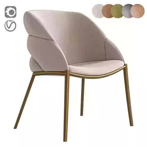 CAMILLA ML CHAIR By Luca Signoretti 3D model