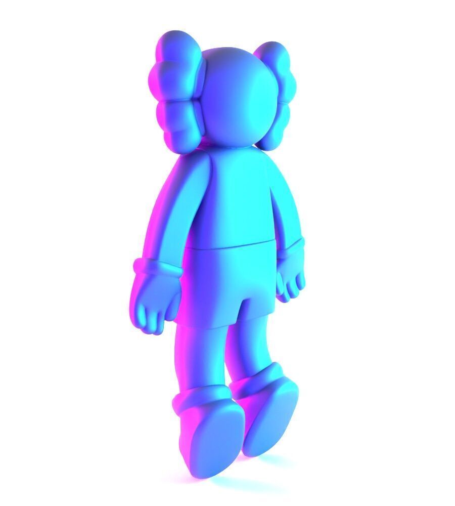 Companion Kaws Holiday toy 3D print model_9