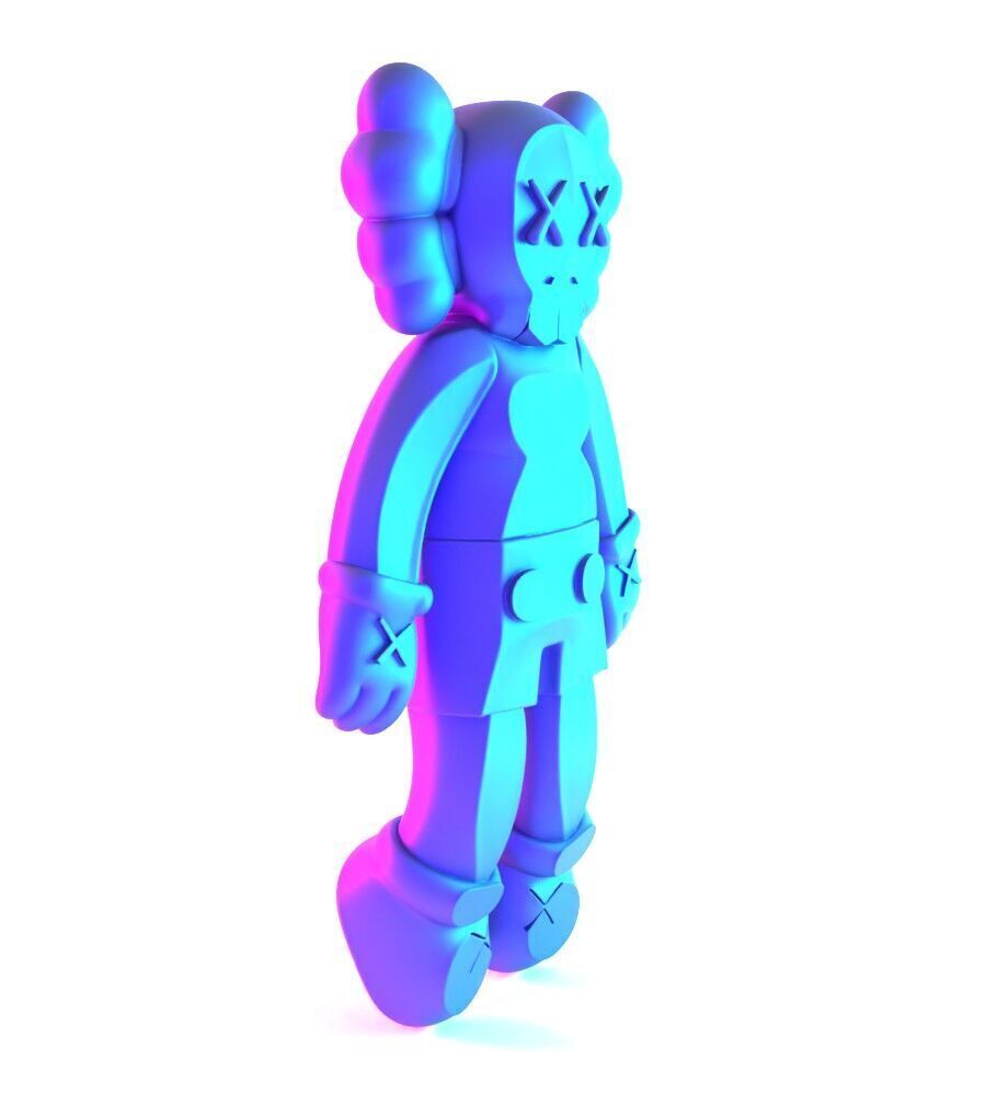 Companion Kaws Holiday toy 3D print model_19