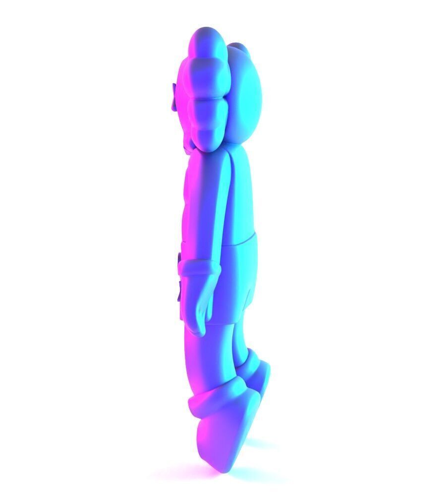 Companion Kaws Holiday toy 3D print model_7