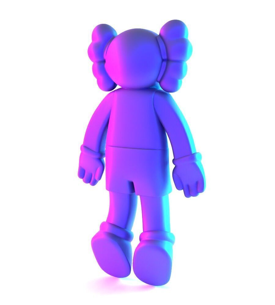 Companion Kaws Holiday toy 3D print model_13