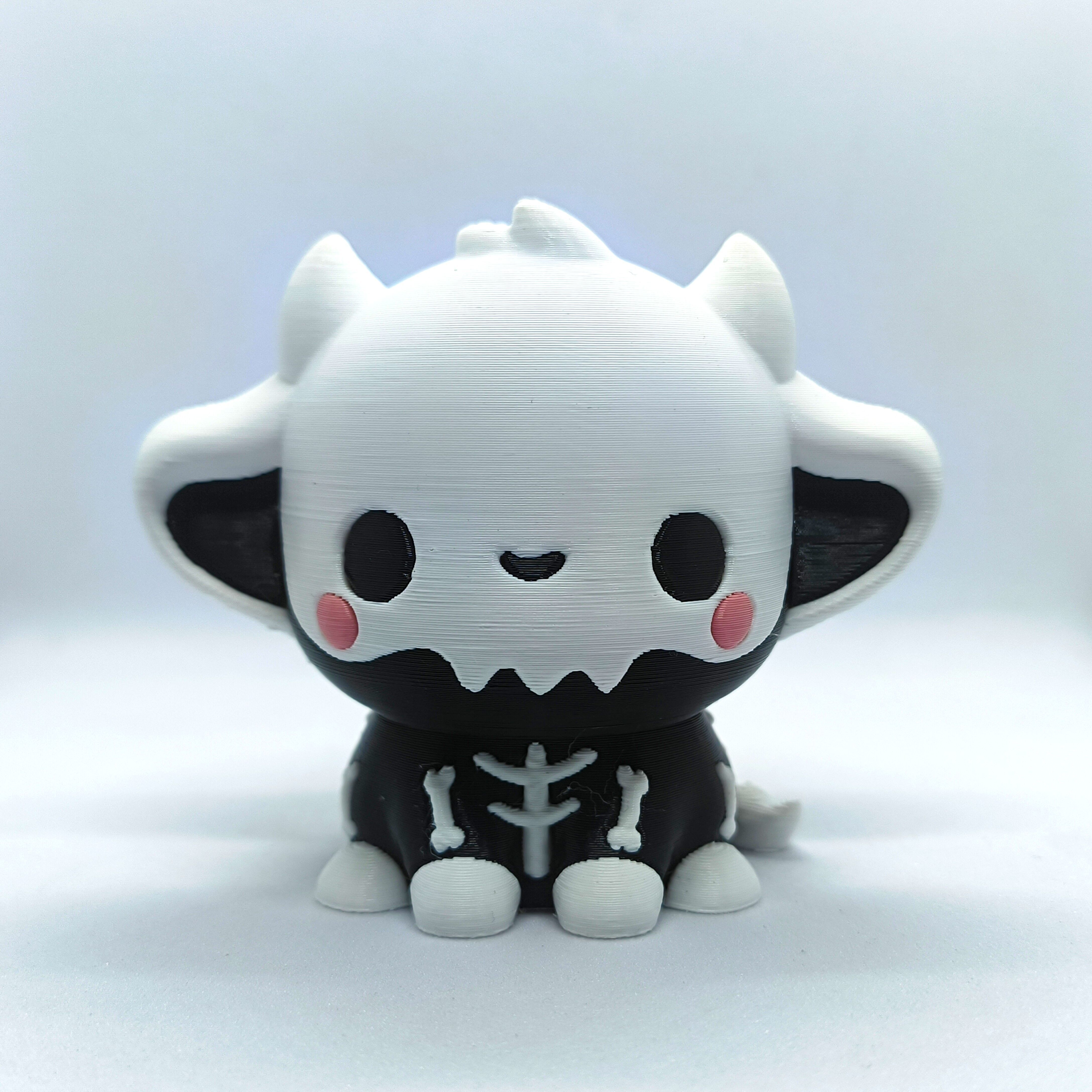 Kawaii Cow - Skeleton 3D print model_1