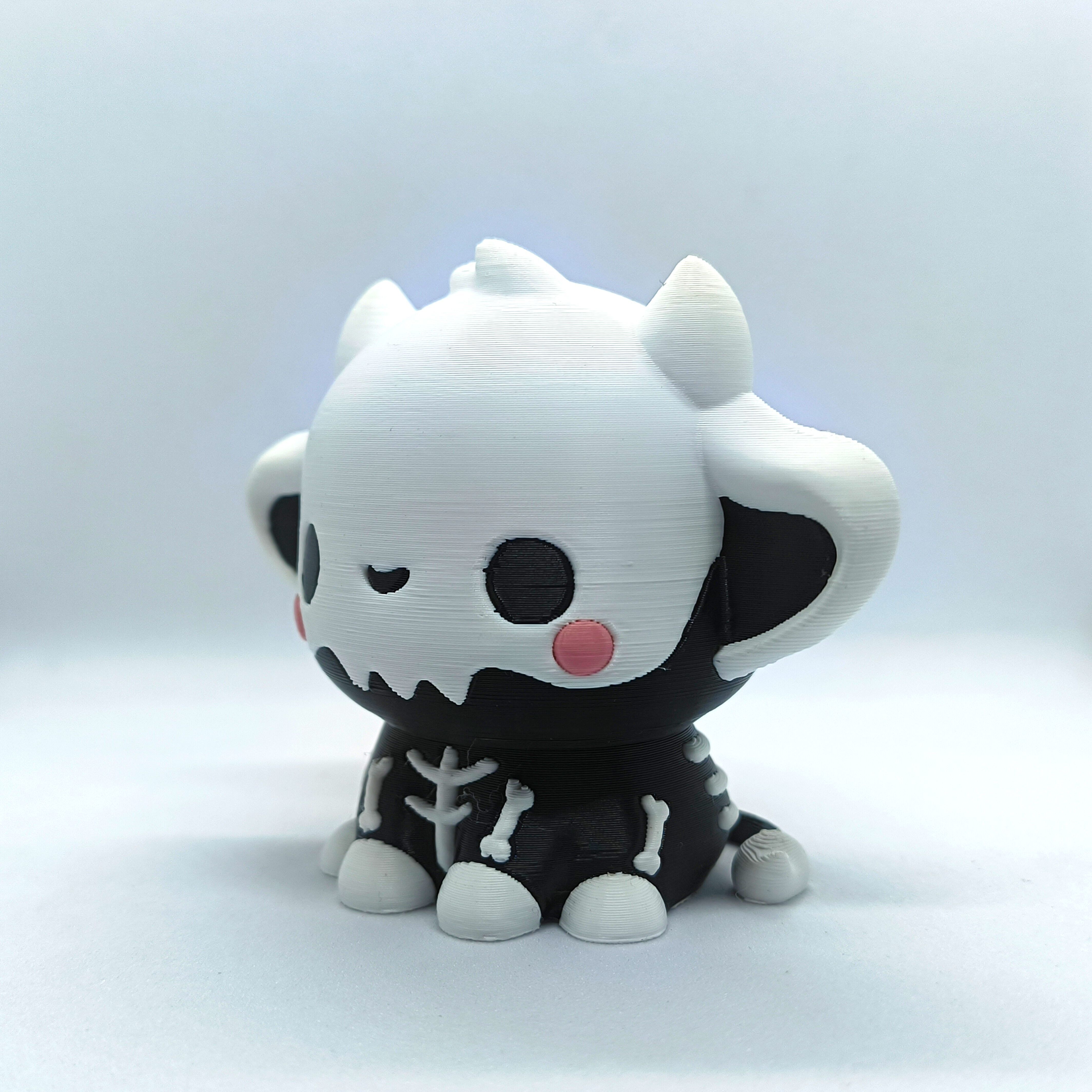Kawaii Cow - Skeleton 3D print model_2