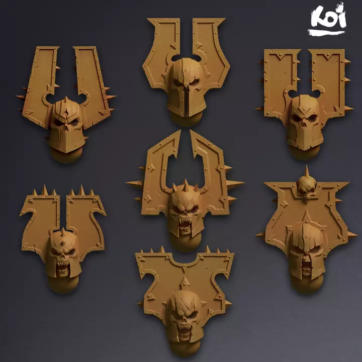 Bloodrunners - Miniature heads 3D print model