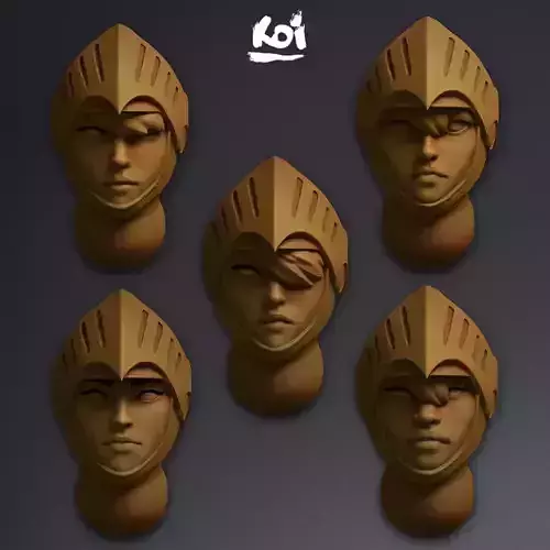 Daughters of the Storm - Miniature heads