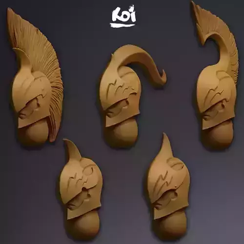 Falcons - Miniature heads