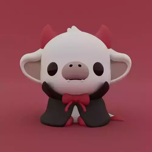 Kawaii Cow - Dracula
