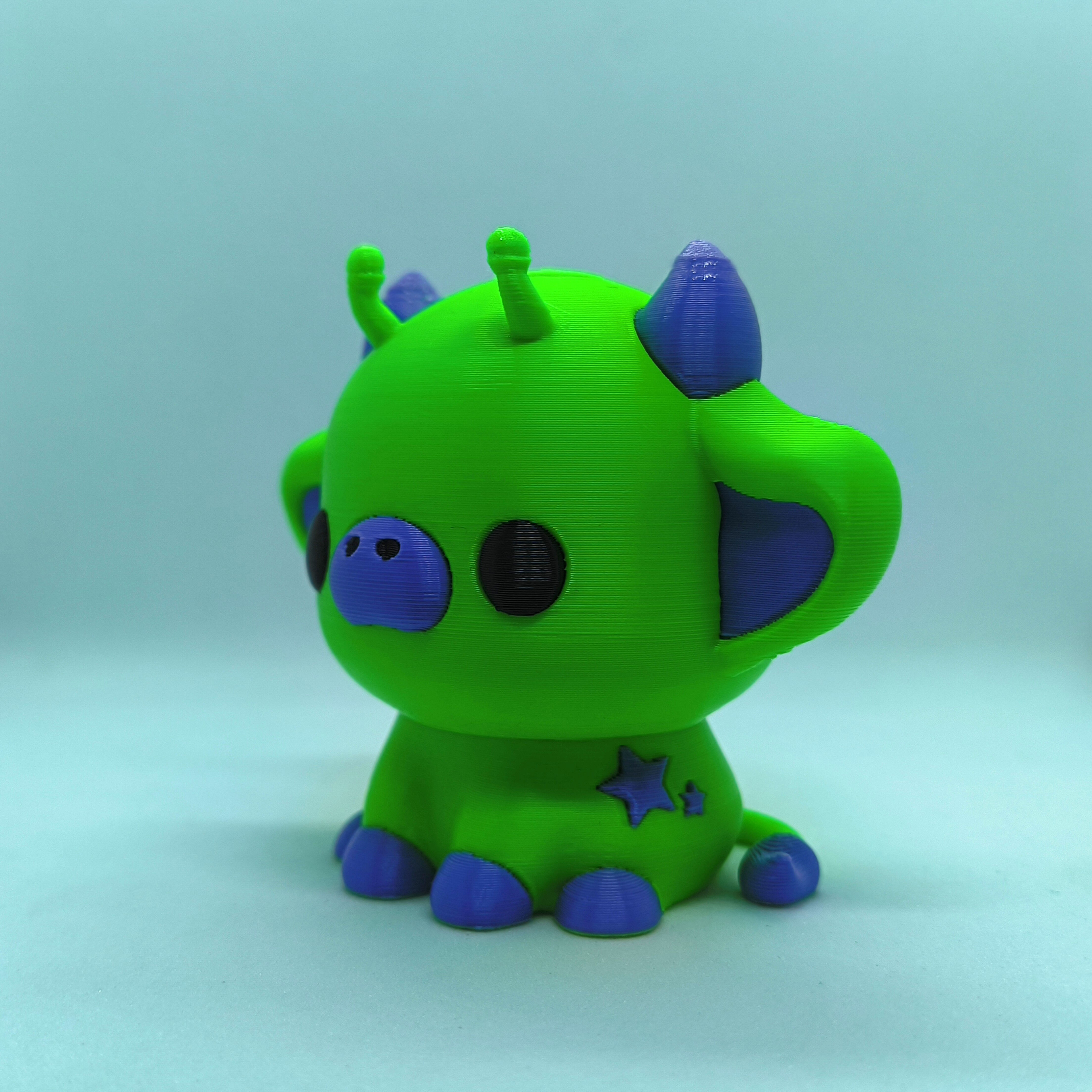 Kawaii Cow - Alien 3D print model_2