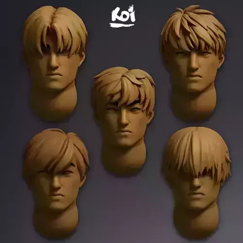 Jade Talons - Miniature heads