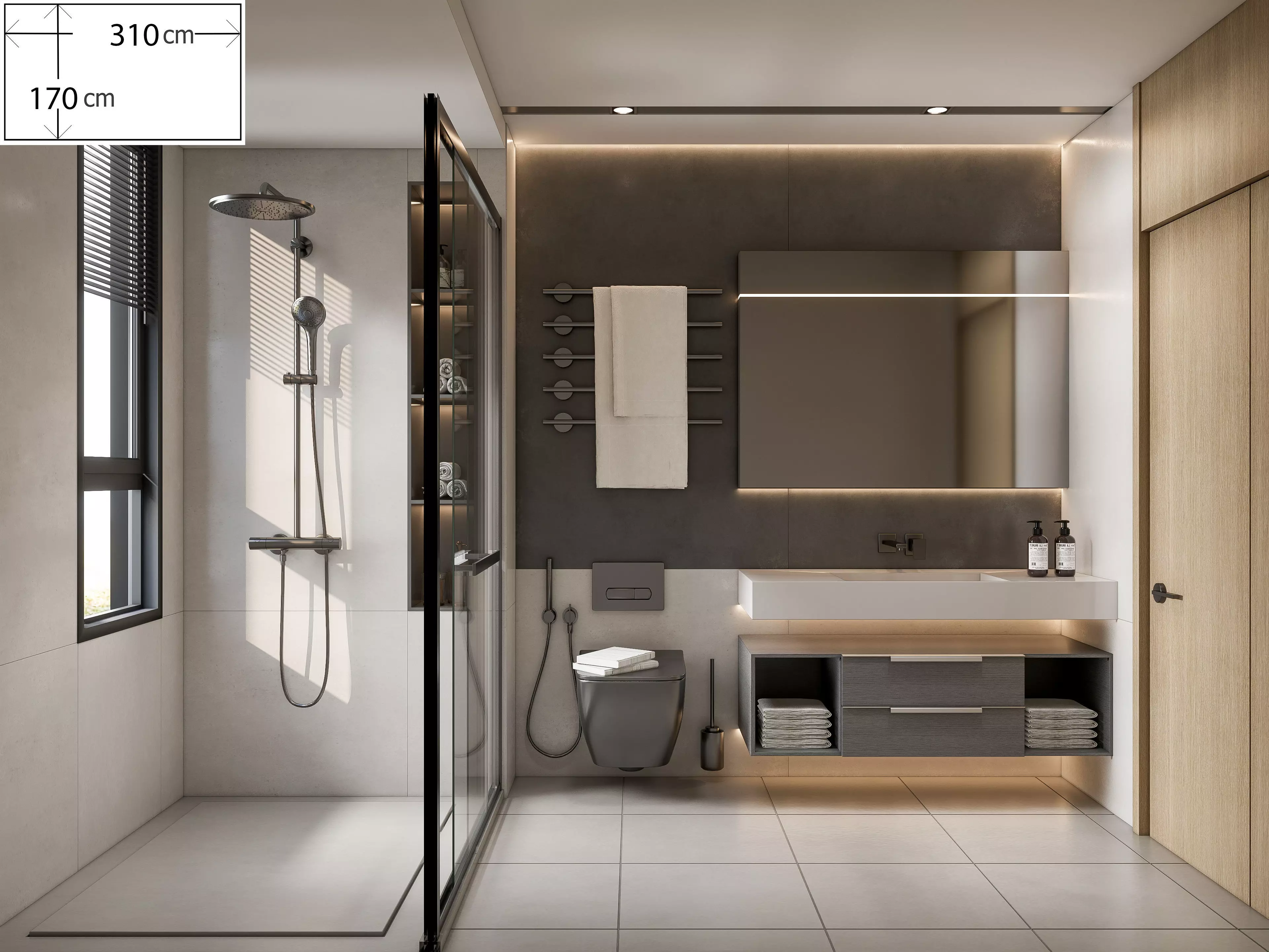 Bathroom 3 3D model_0