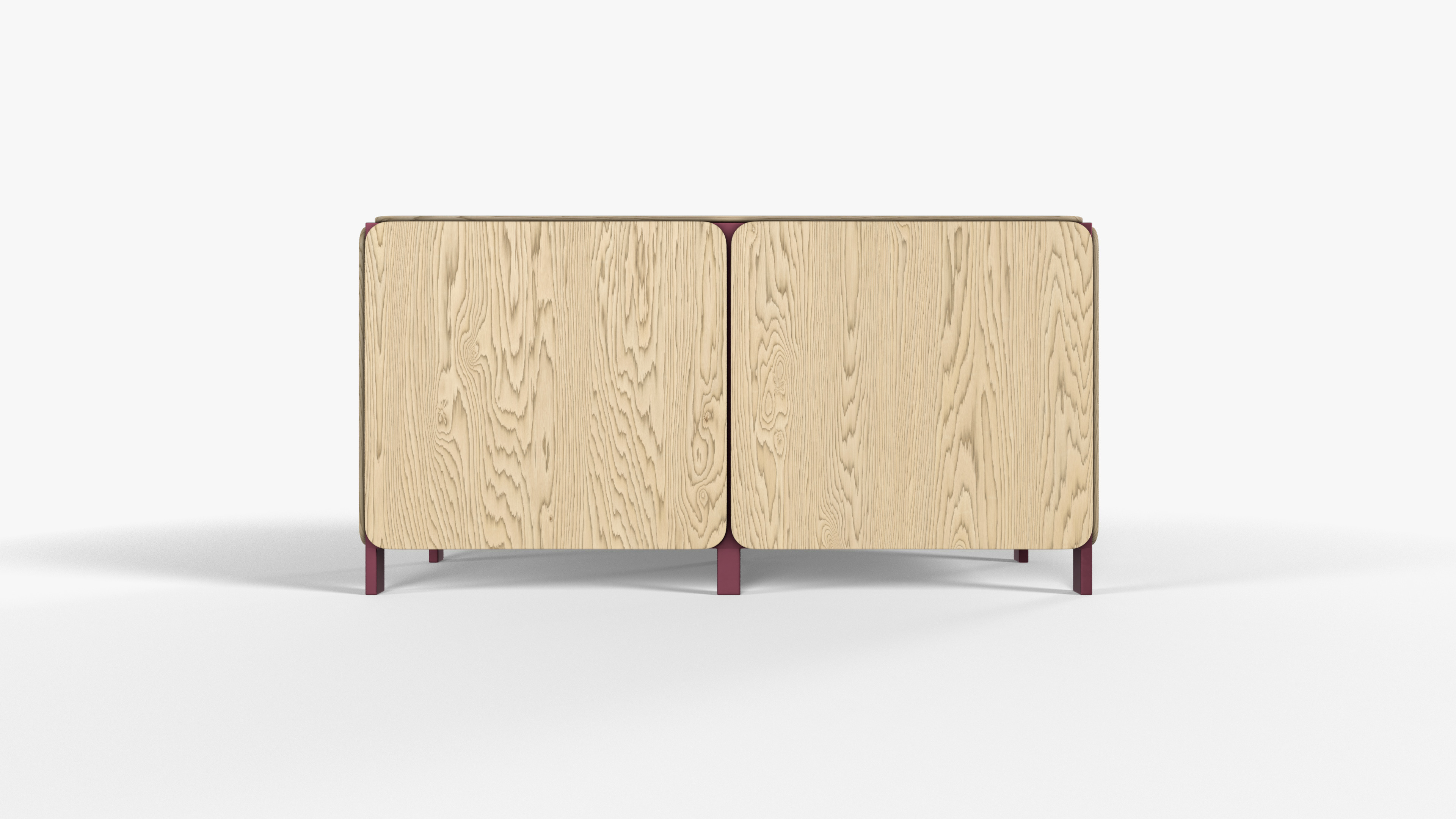 Frame Sideboard Wood Low-poly 3D model_5