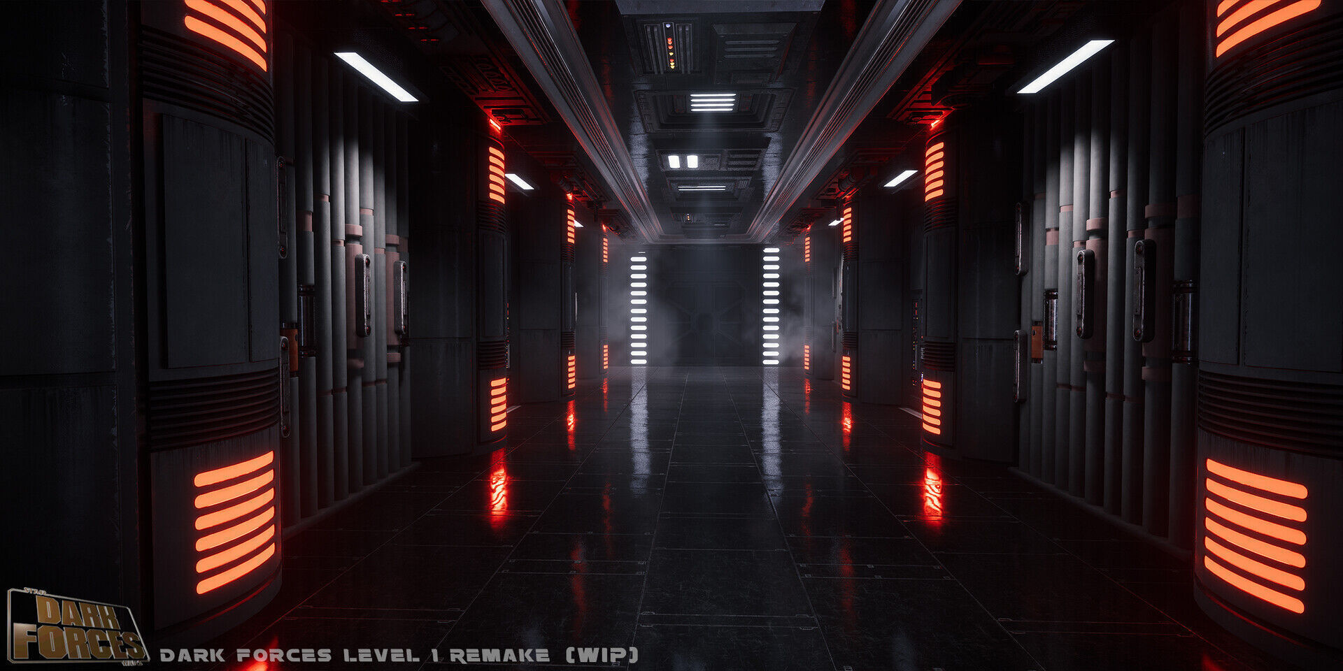 Death Star Large Red Pillar 1-18 scale Kenner Hasbro 3D print model_8