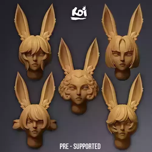 Bunari - Miniature Heads