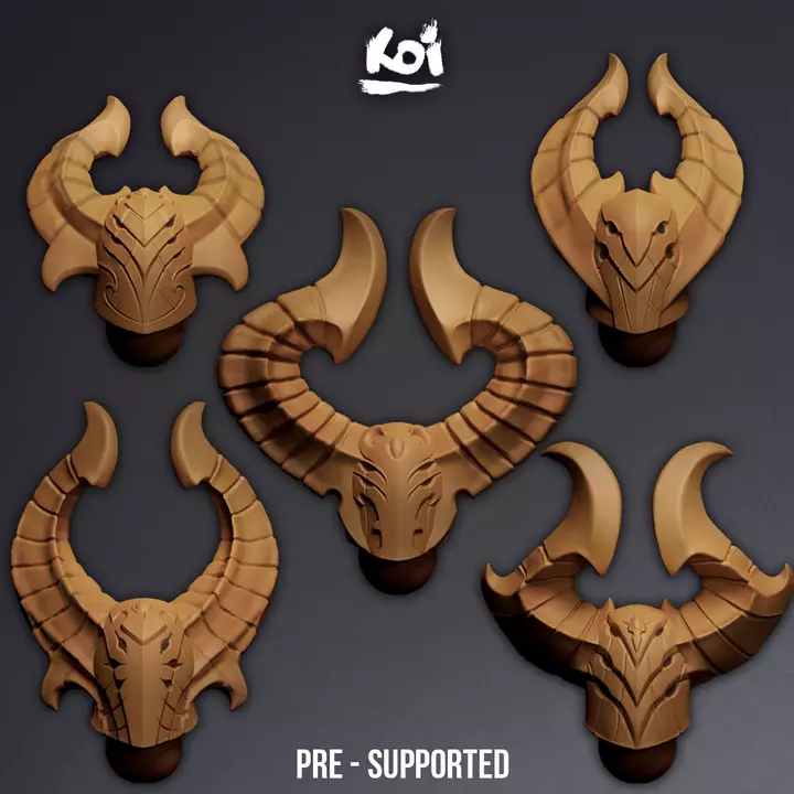 Allseers - Miniature Heads 3D print model_0