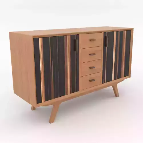 Mid-Century Modern Sideboard 120 Oslo