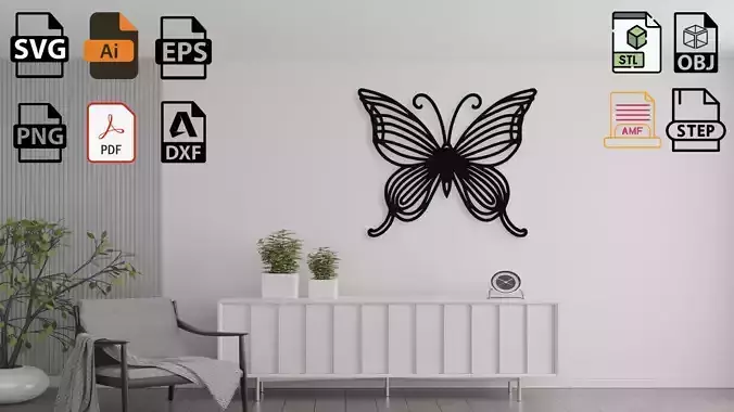 Butterfly Wall Decor