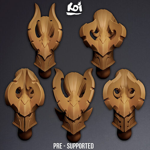 Dread Reavers - Miniature Heads 3D print model