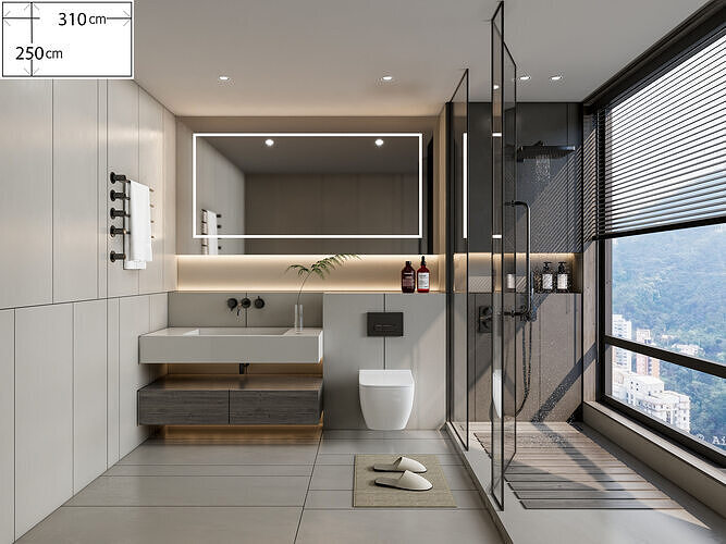 Bathroom 7 3D model