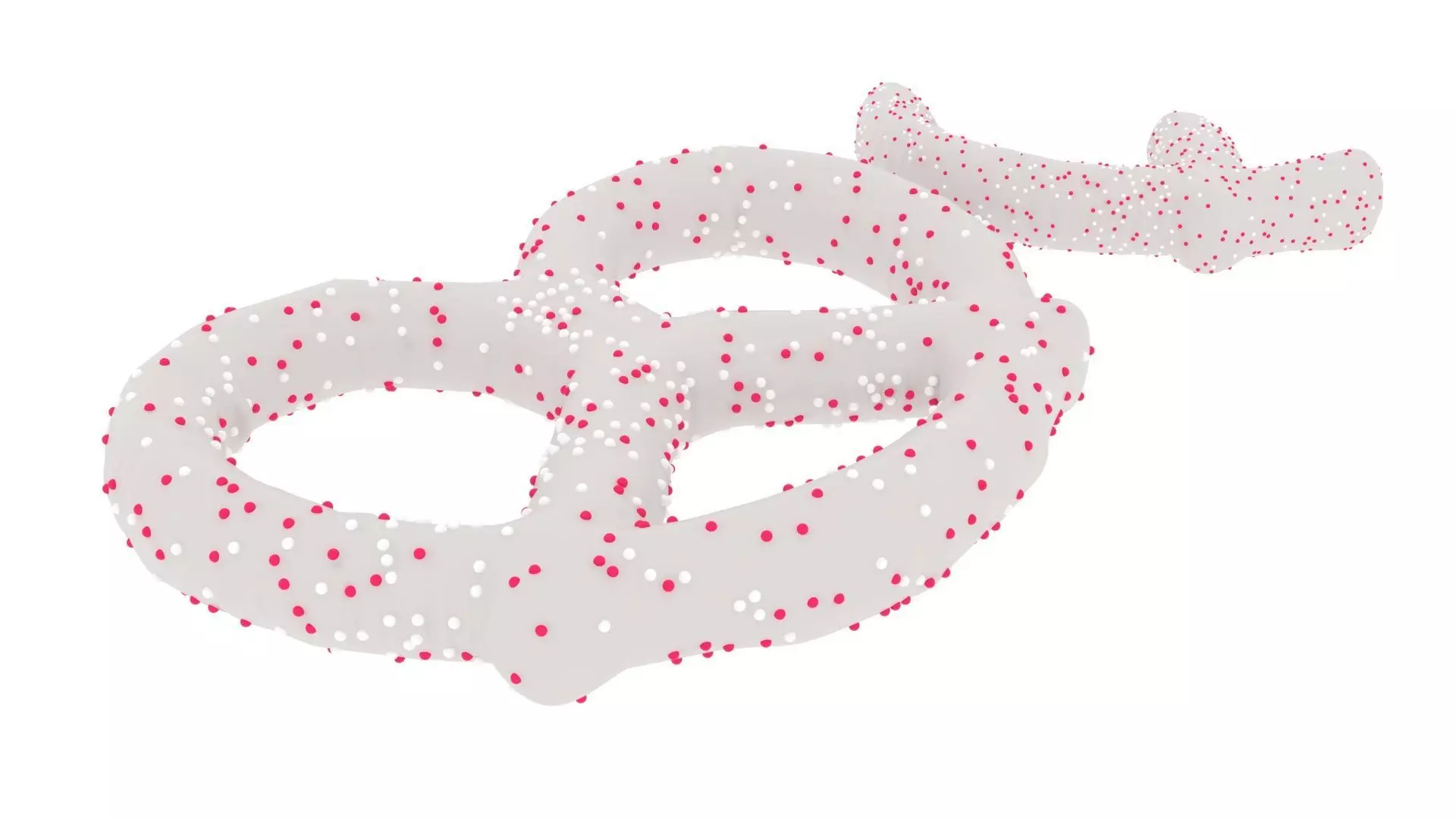 Valentines Day Mini Pretzel Crackers 3D model