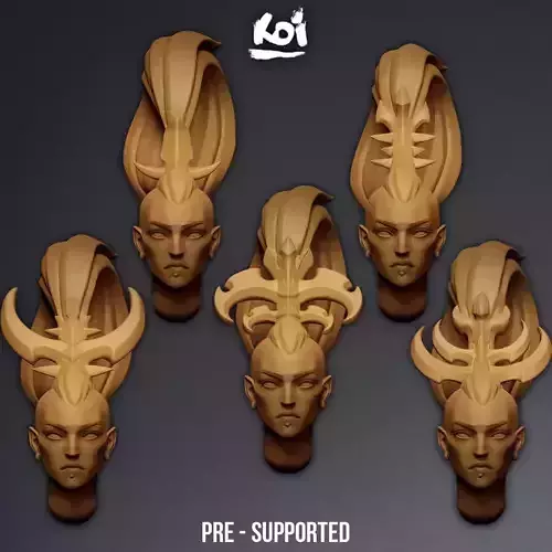 Duskari - Miniature Heads