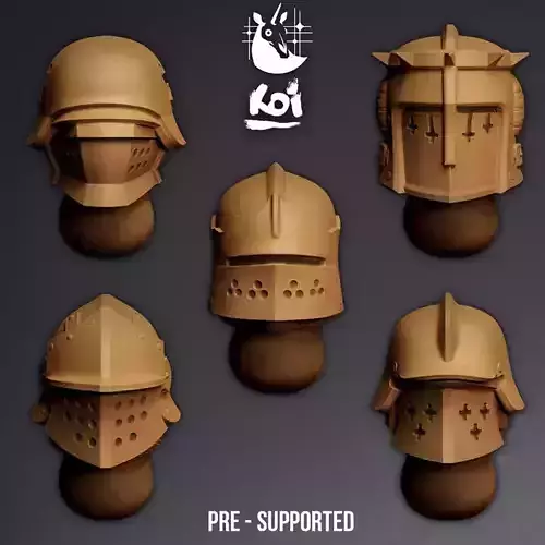 Crusaders - Miniature Heads