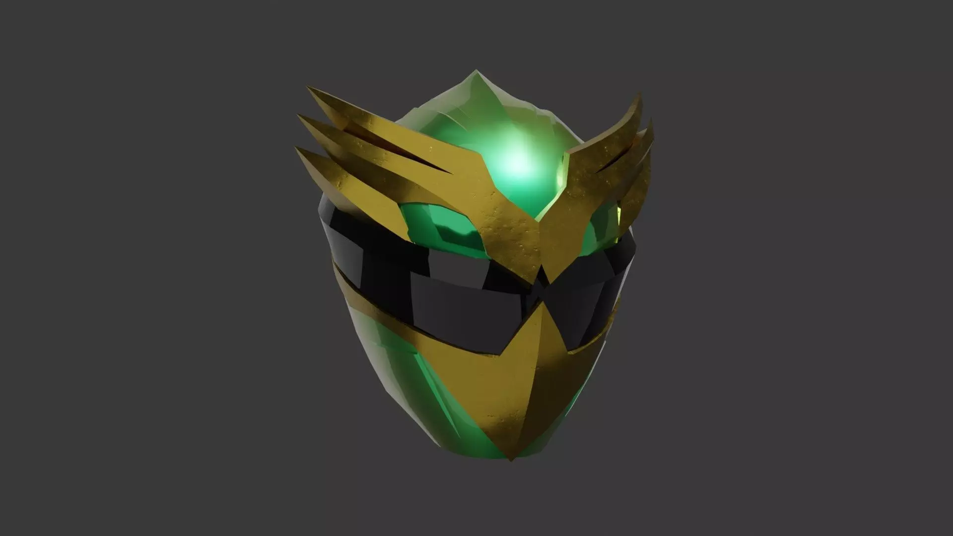 Gozyu Eagle Helmet - Gozyuger 3D model_2