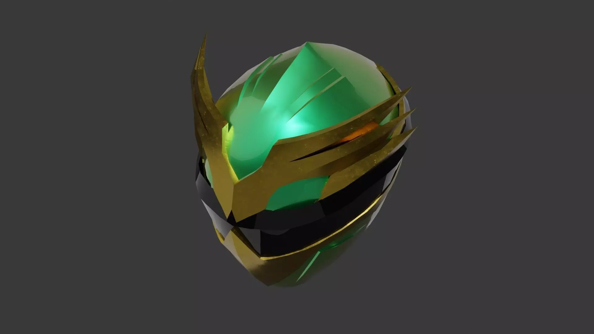 Gozyu Eagle Helmet - Gozyuger 3D model_4