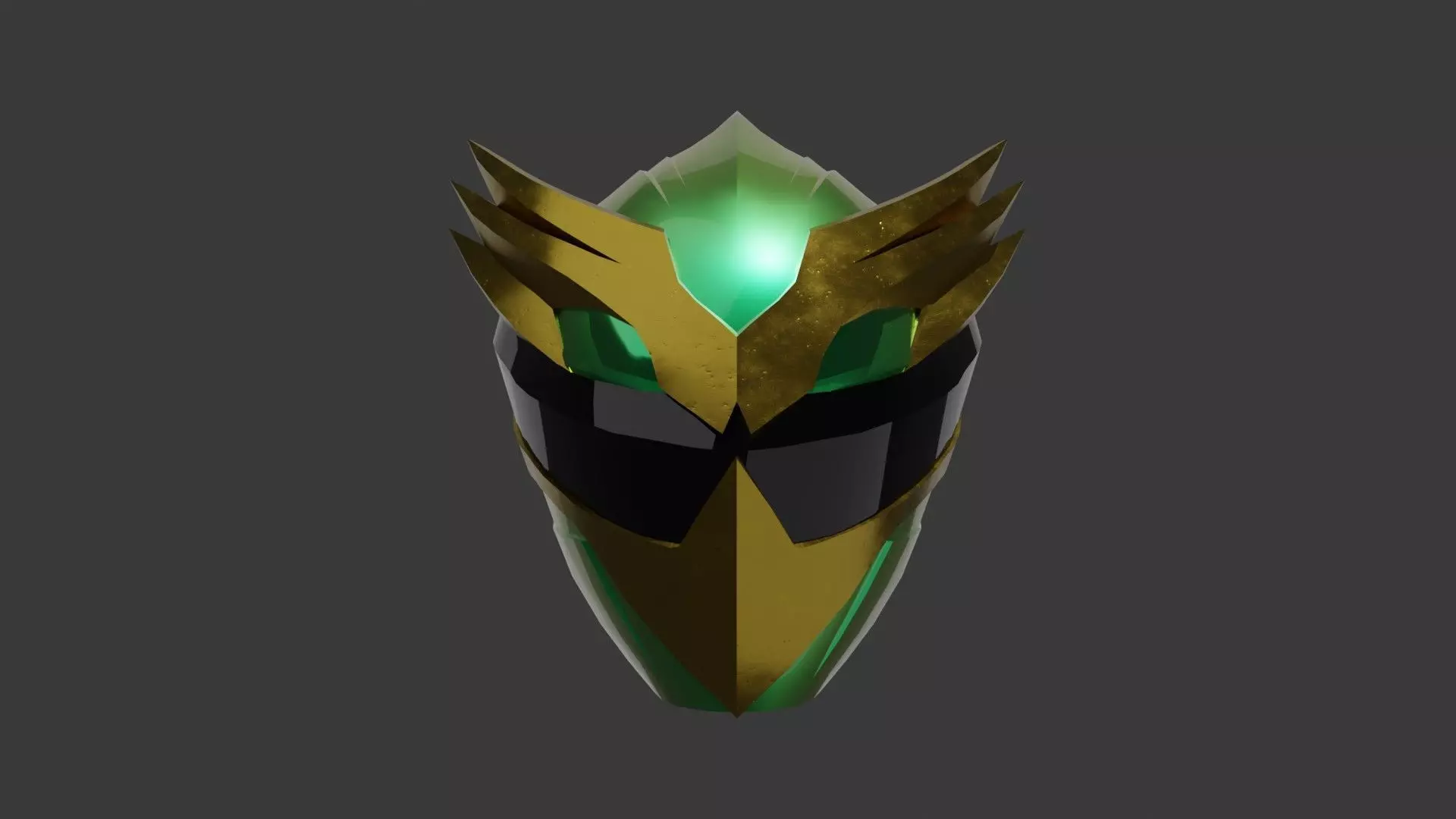 Gozyu Eagle Helmet - Gozyuger 3D model_0