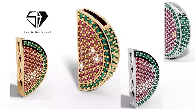 Watermelon Luxe Pendant  jp0278