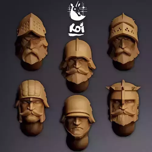 Trenchbound Order - Miniature Heads