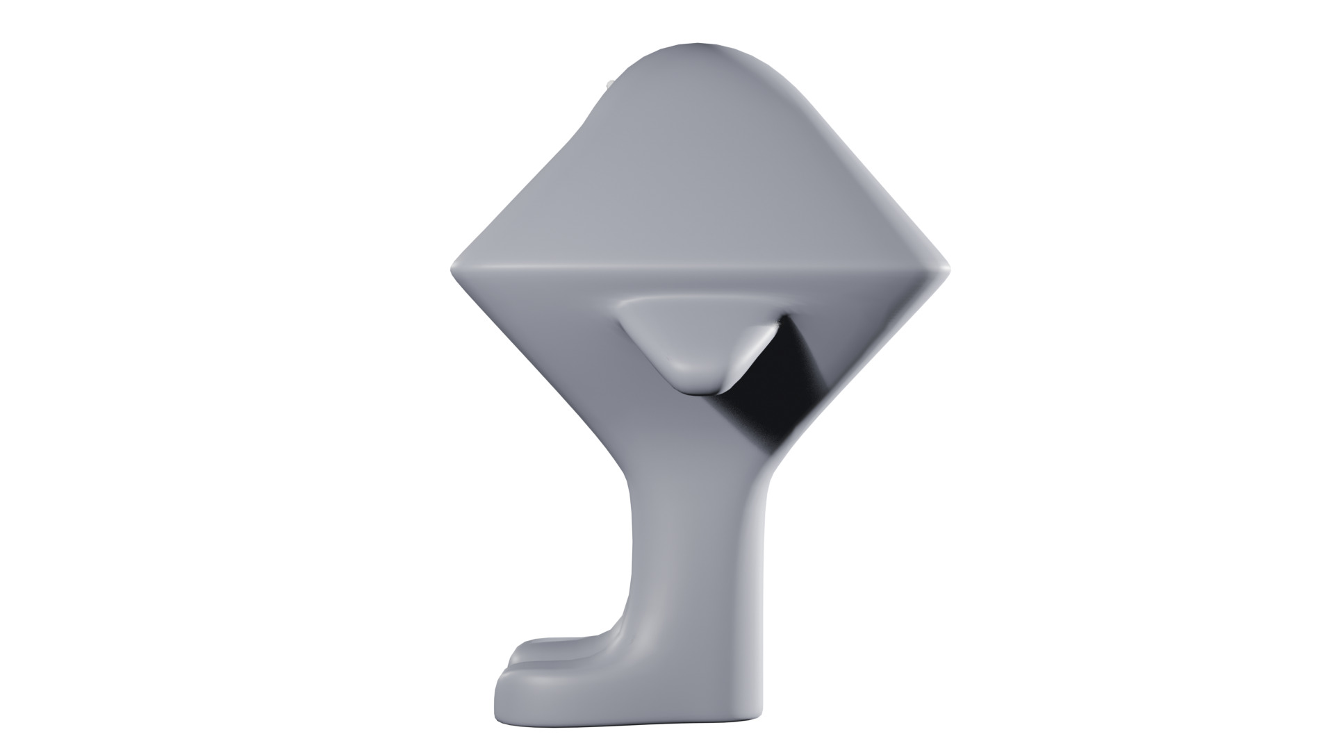 Mandy the Molecule Low-poly 3D model_1