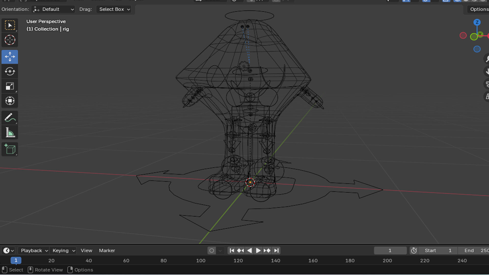 Mandy the Molecule Low-poly 3D model_6