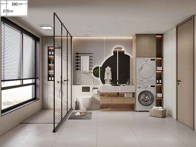 Bathroom 9 3D model