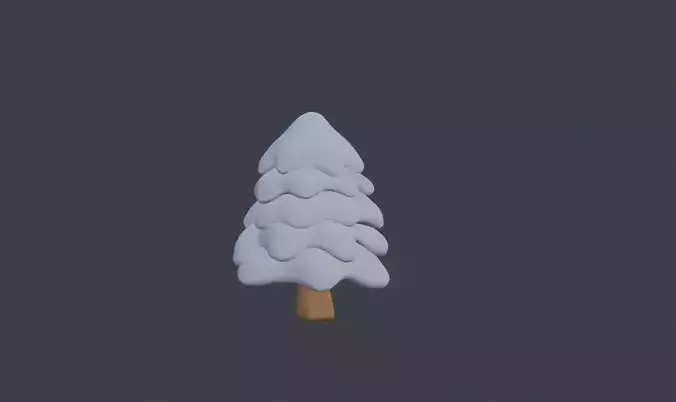 Pine Snow Tree