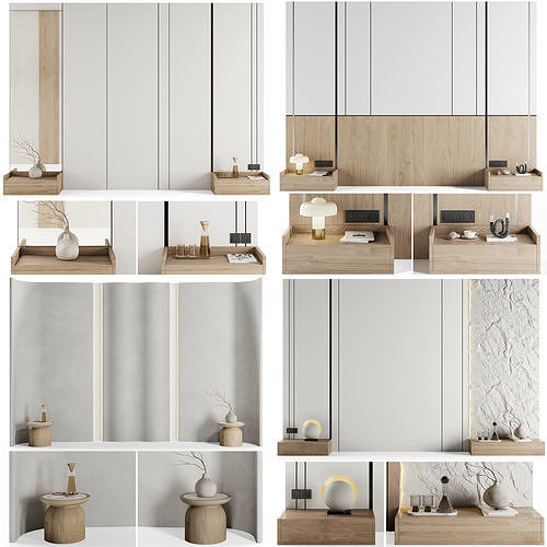 Headboard Wall Panel Collection 01 