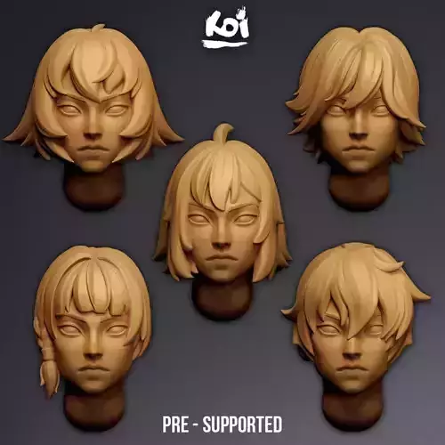 Freyas Chosen - Miniature Heads