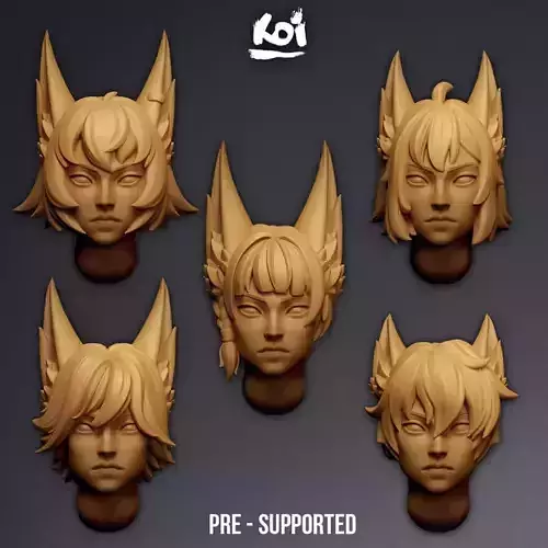 Fenrari - Miniature Heads