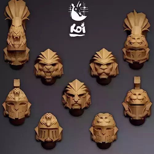 Aeternum Pridemarchs - Miniature Heads