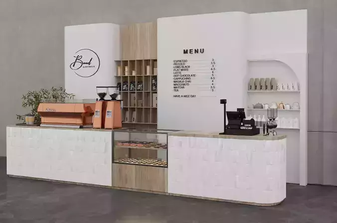 Ultimate Coffee Bar Collection  5 in 1 Interior Scene Bundle