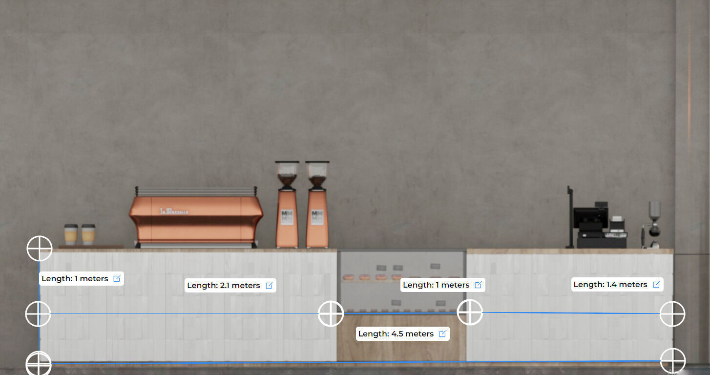 Ultimate Coffee Bar Collection  5 in 1 Interior Scene Bundle 3D model_2