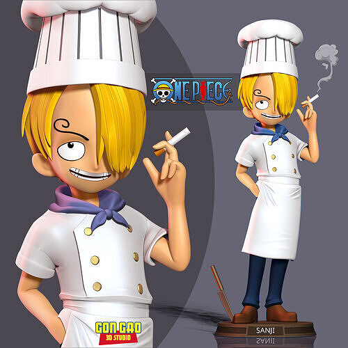 Young Sanji - One Piece 3D print model